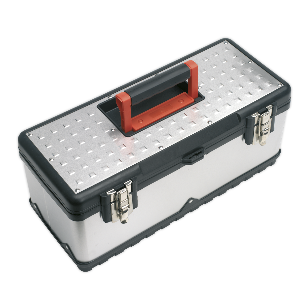 スチールボックス 660mm Stainless Steel Toolbox with Tote Tray | AP660S | Sealey