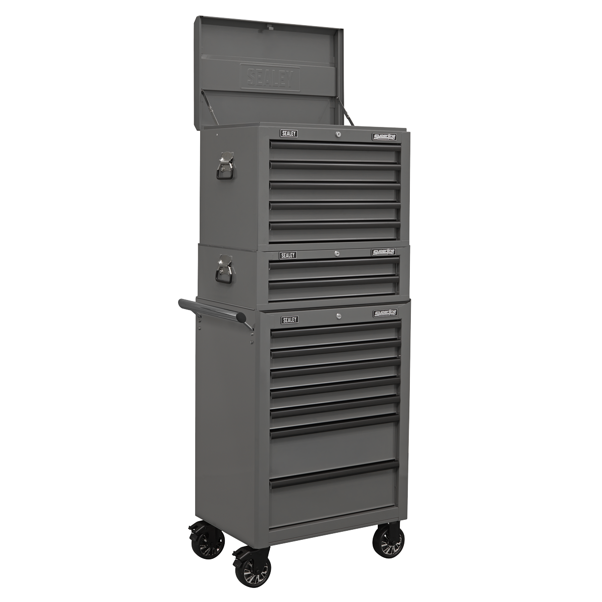 Topchest, Mid-Box Tool Chest & Rollcab Combination 14 Drawer