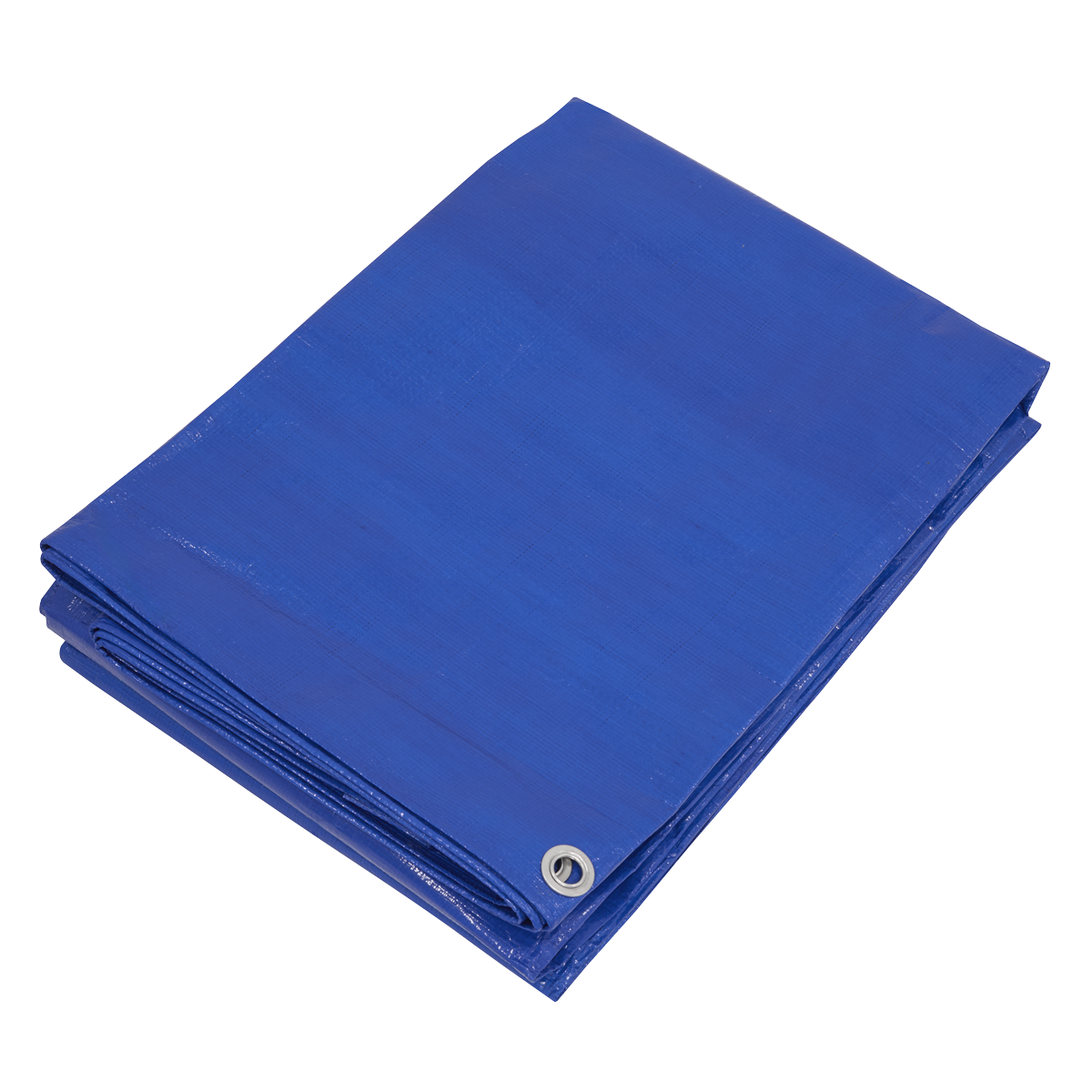 Lightweight PE Tarpaulin 3.66 x 4.88m - Blue | TARP3040 | Sealey