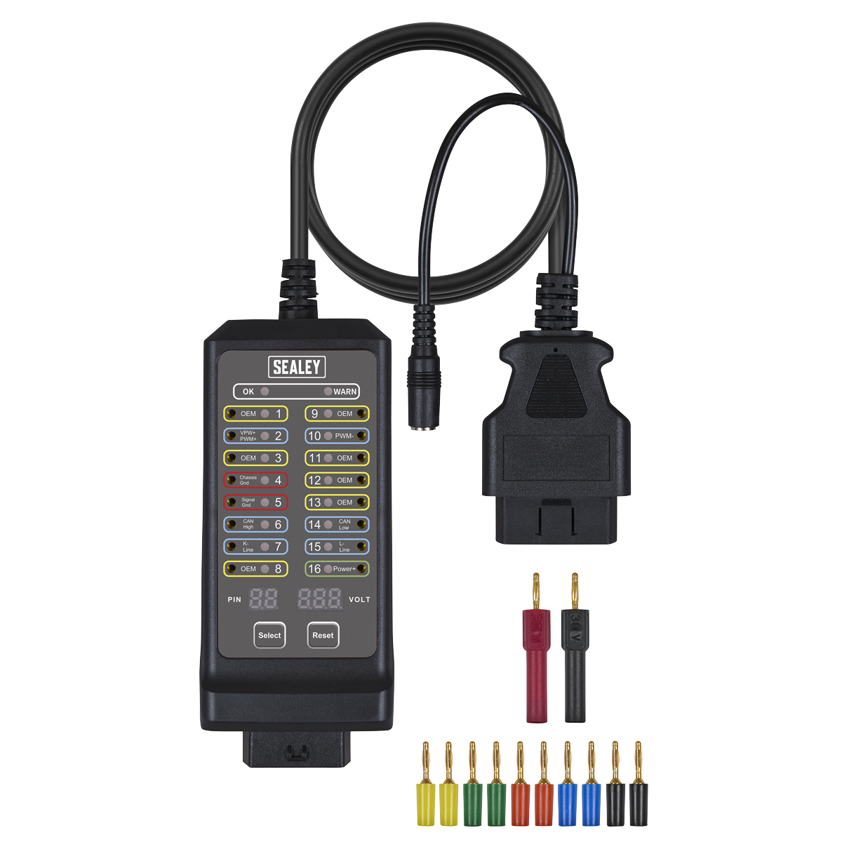 RXCODE C1 Automobile HUB OBD2 Breakout Box Protocal Detector - View #4