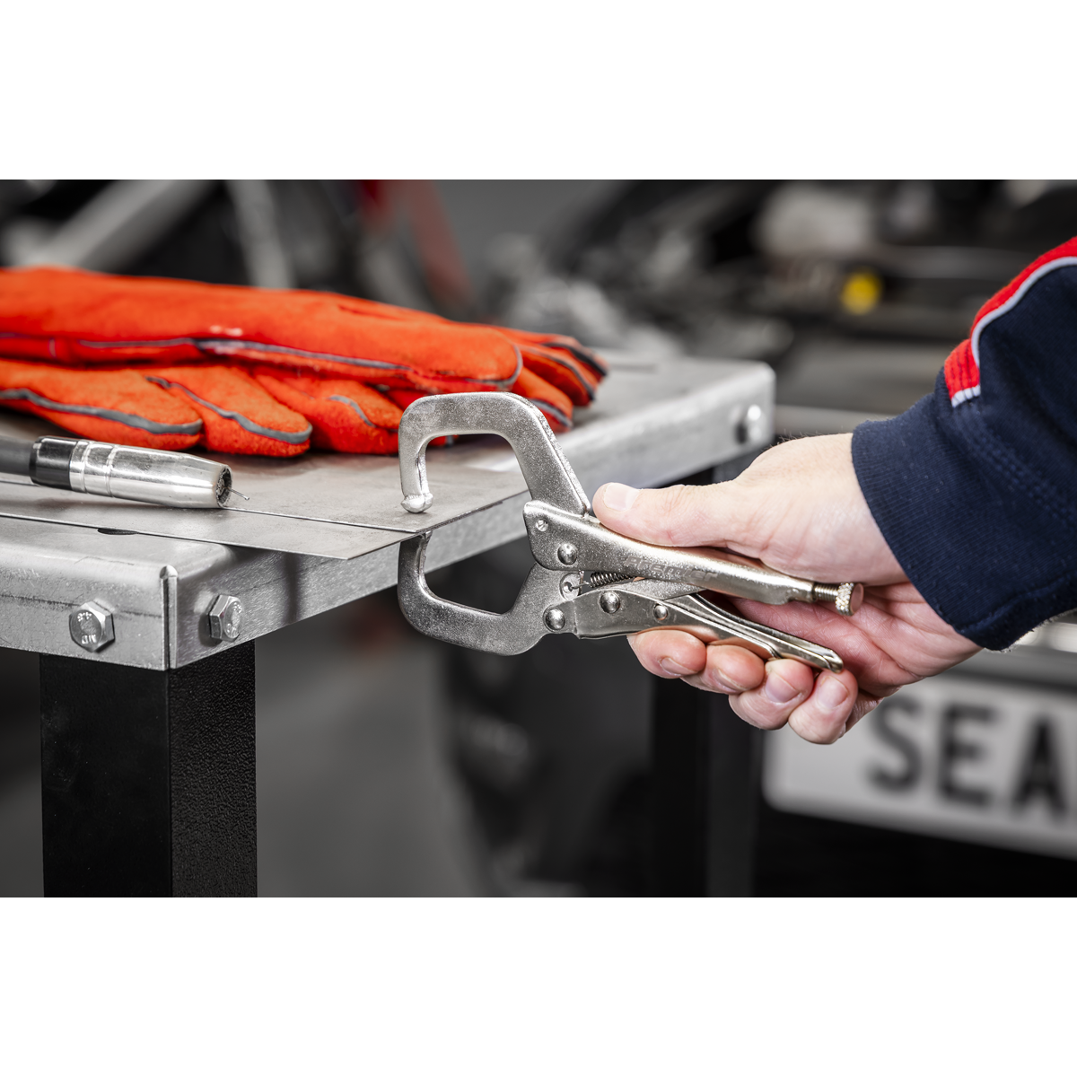 Locking Pliers Set with Foam Tray 10pc | AK6802 | Sealey