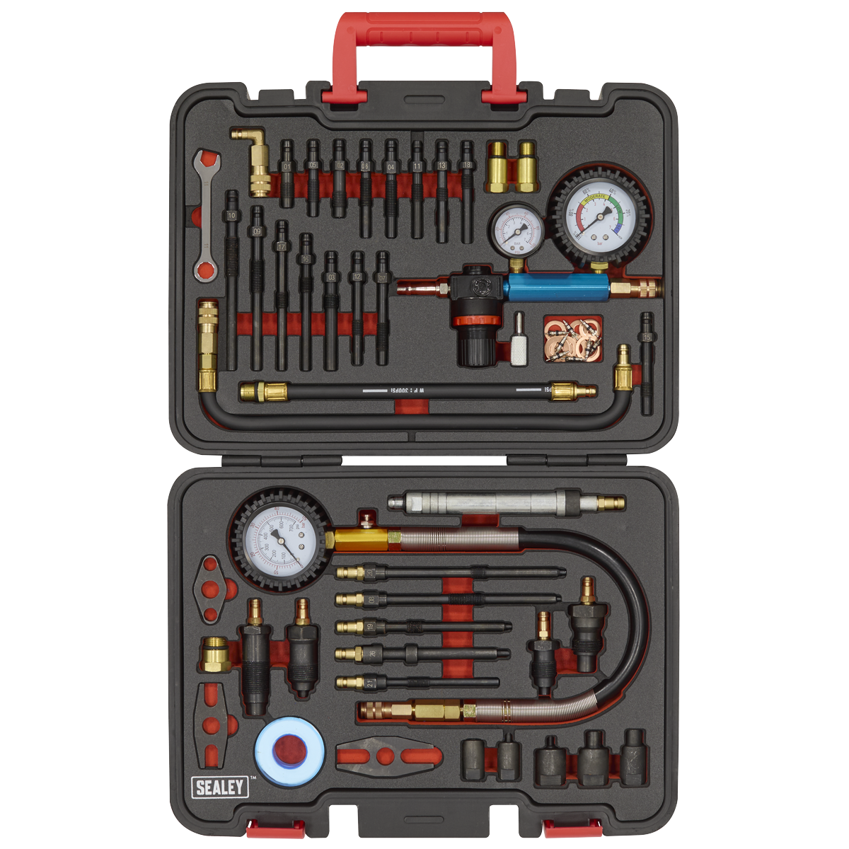 Petrol & Diesel Master Compression & Leakage Test Kit 46pc | VS567