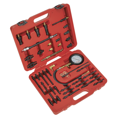 HSEAMALL Tester di compressione del motore diesel,TDI CDI Cylinder Pressure Diagnosis Tool,Auto Car Tractor Diesel Engine Testing Gauge Manometer Kit HSEAMALL Tester di compressione del motore diesel,TDI CDI Cylinder Pressure Diagnosis Tool,Auto Car Tractor Diesel Engine Testing Gauge Manometer Kit
