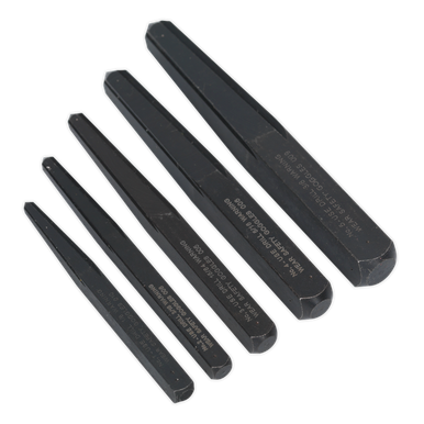 5pc Square Type Screw Extractor Set | AK719 | Sealey
