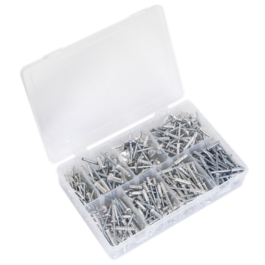 335pc Aluminium Rivet Assortment | AB079AR | Sealey