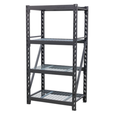 Sealey Heavy Duty Racking Unit 4 Mesh Shelves 640kg Capacity AP6372 main image 1