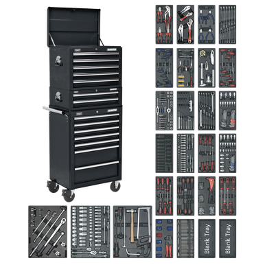 Tool Chest Combination with 1179pc Tool Kit | SPTCOMBO2 | Sealey