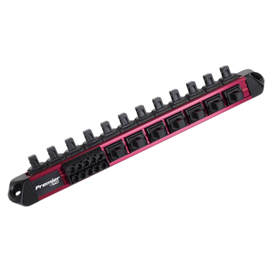 Bit Retaining Clip Socket & Bit Retaining Rail with Clips & Bit holder 3/8