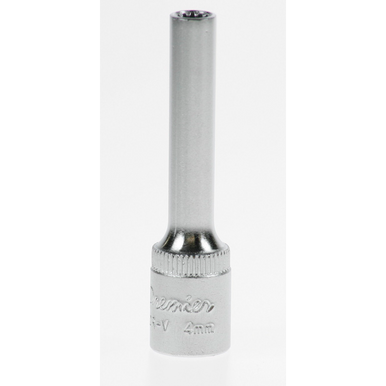 Spline socket (deep) 1/4