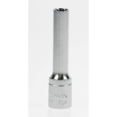 Spline socket (deep) 1/4