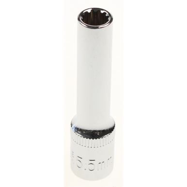 Spline socket (deep) 1/4