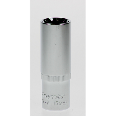 Spline socket (deep) 3/8dr 15mm [AK69910DV3.06] - SEALEY
