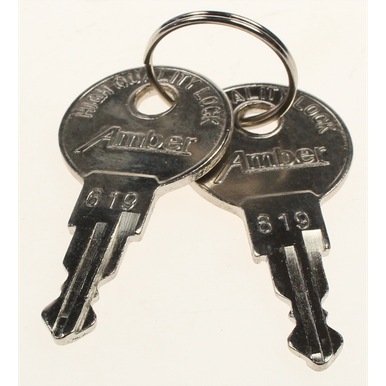 Spare key '619' (pair) [FSC10.02E] - SEALEY
