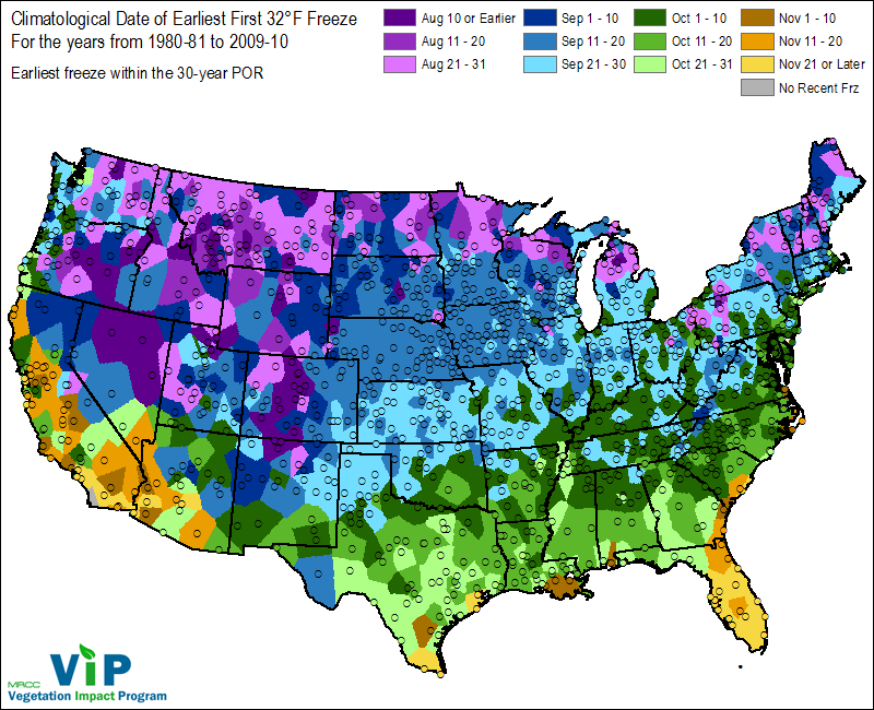 2024 First Frost Dates In Usa Dayle Erminie