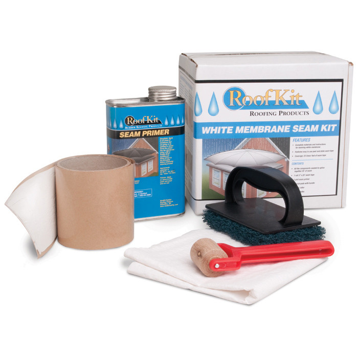 RoofKit White Roofing Membrane Seam Kit RoofKit Roofing