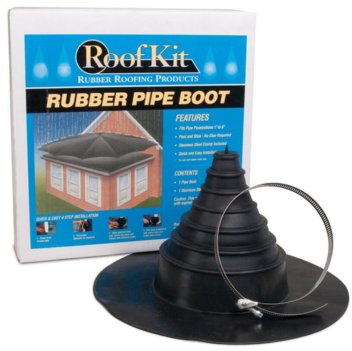 RoofKit Rubber Pipe Boot RoofKit Rubber Pipe Boot