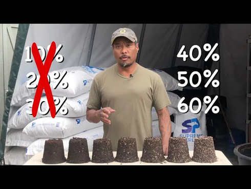 How Much Perlite to Add to Peat Moss?