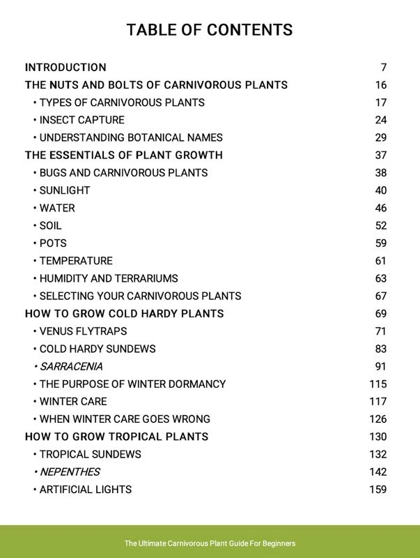 The Ultimate Carnivorous Plant Guide for Beginners - DIGITAL DOWNLOAD