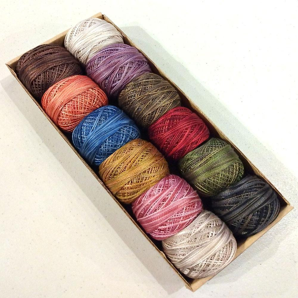 Thread Collection Colours Valdani Vintage Hues Thread Collection - Primitive Gatherings Quilt Shop
