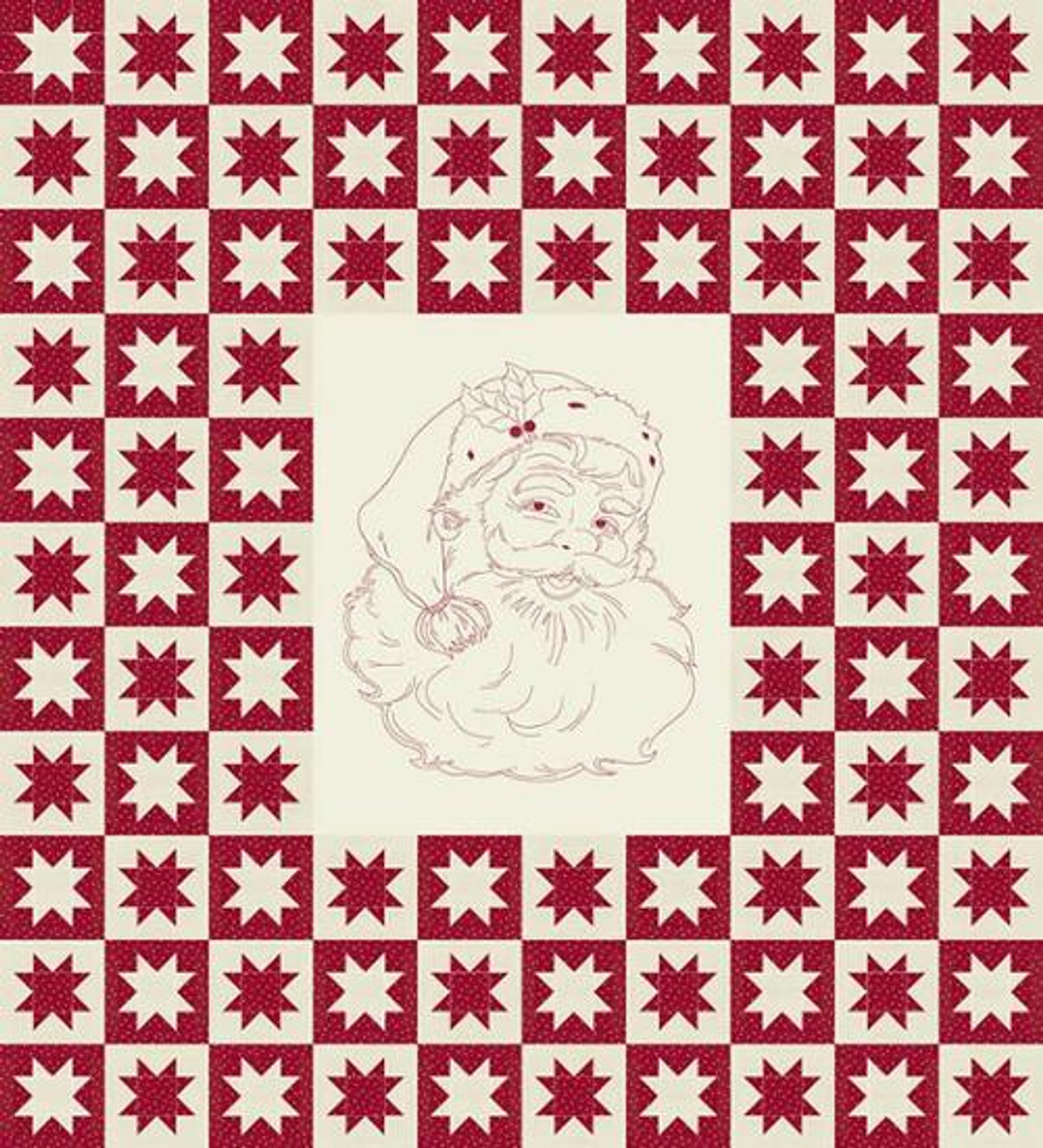 Picture a Christmas Star Santas CD12372 Red - Riley Blake Designs - DI –  Cute Little Fabric Shop