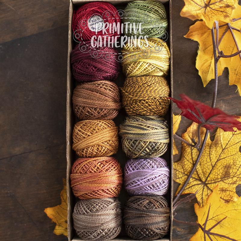 Thread Pumpkin Pumpkin Spice Thread Kit - Primitive Gatherings Wholesale Store