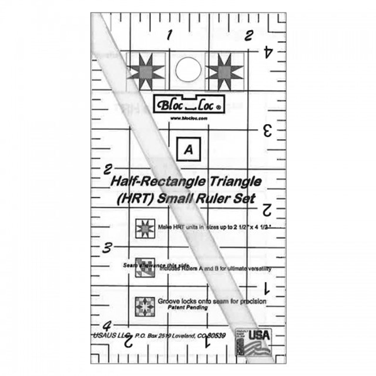 BlocLoc Half Rectangle Triangle - Primitive Gatherings Quilt Shop