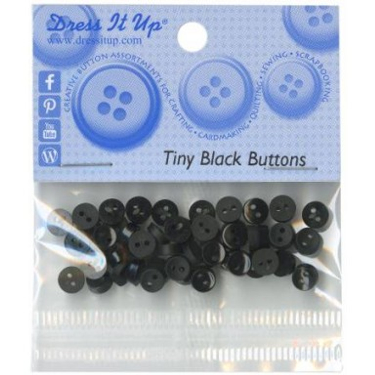 Tiny Black Buttons