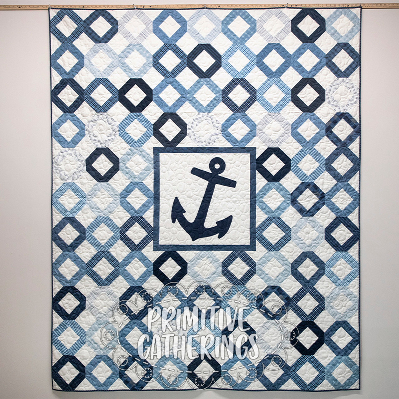 Anchors Away Quilt Kit with Anchor Applique