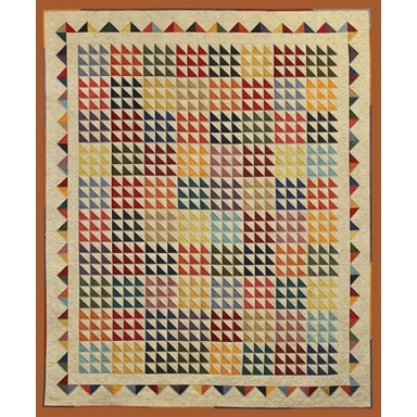 Noir Triangle Party PRI-2015 - Primitive Gatherings Quilt Shop