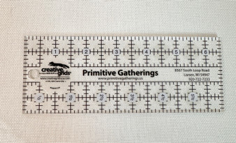 Creative Grids 2 1/2" x 6" Primitive Gatherings Ruler