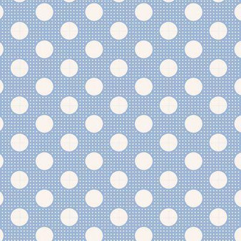 Tilda Medium Dots 130002 Blue One Yard