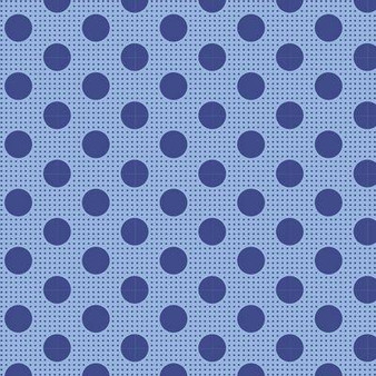 Tilda Medium Dots 130013 Denim Blue One Yard