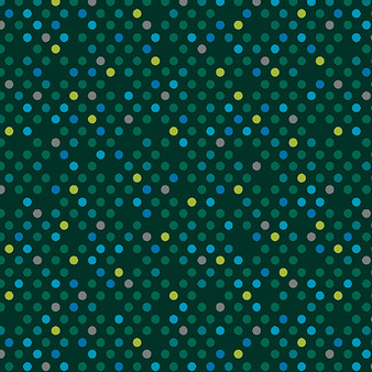 Confetti Drop 16206 45 Dark Green/Multi One Yard