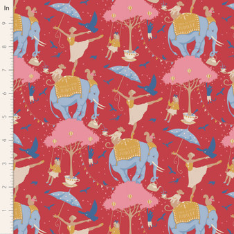 Tilda Jubilee 100543 Circus Life Jubilee Red One Yard