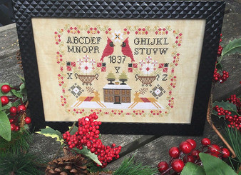 Cardinal Sampler Cross Stitch