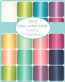 Best Ombre Confetti Metallic Dessert Roll