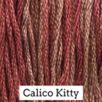 Classic Colorworks Hand Dyed Floss 5 yds Calico Kitty