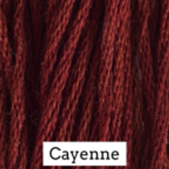 Classic Colorworks Hand Dyed Floss 5 yds Cayenne