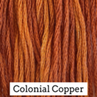 Classic Colorworks Hand Dyed Floss 5 yds Colonial Copper