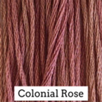 Classic Colorworks Hand Dyed Floss 5 yds Colonial Rose