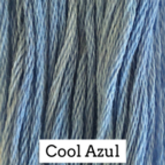 Classic Colorworks Hand Dyed Floss 5 yds Cool Azul