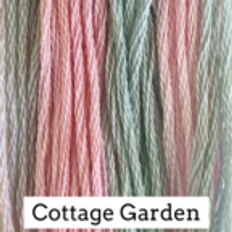 Classic Colorworks Hand Dyed Floss 5 yds Cottage Garden