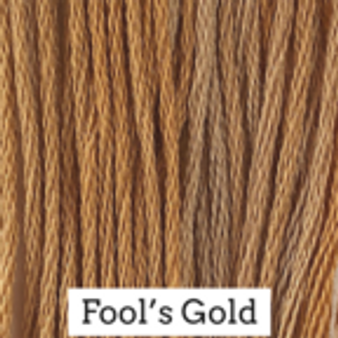 Classic Colorworks Hand Dyed Floss 5 yds Fool's Gold