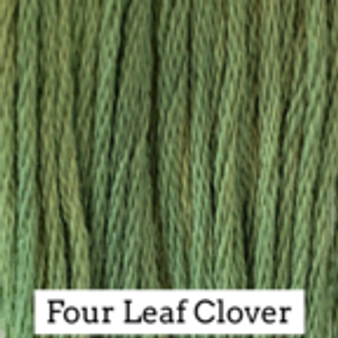 Classic Colorworks Hand Dyed Floss 5 yds Four Leaf Clover