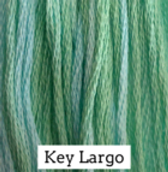 Classic Colorworks Hand Dyed Floss 5 yds Key Largo