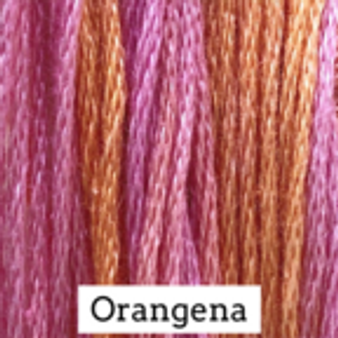 Classic Colorworks Hand Dyed Floss 5 yds Orangena