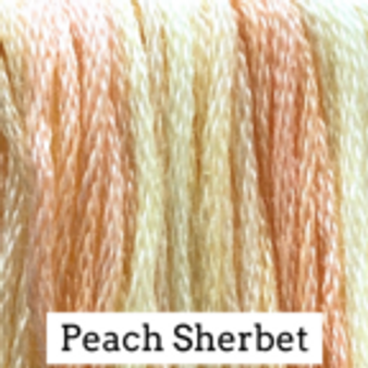 Classic Colorworks Hand Dyed Floss 5 yds Peach Sherbet