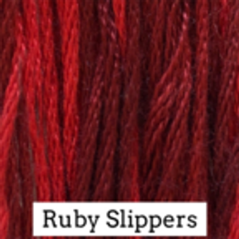Classic Colorworks Hand Dyed Floss 5 yds Ruby Slippers
