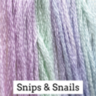 Classic Colorworks Hand Dyed Floss 5 yds Snips and Snails