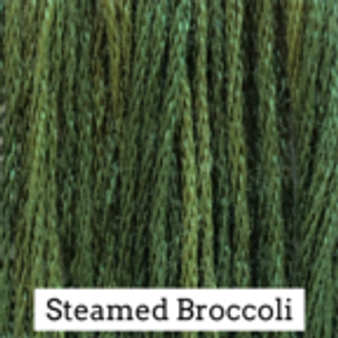 Classic Colorworks Hand Dyed Floss 5 yds Steamed Broccoli